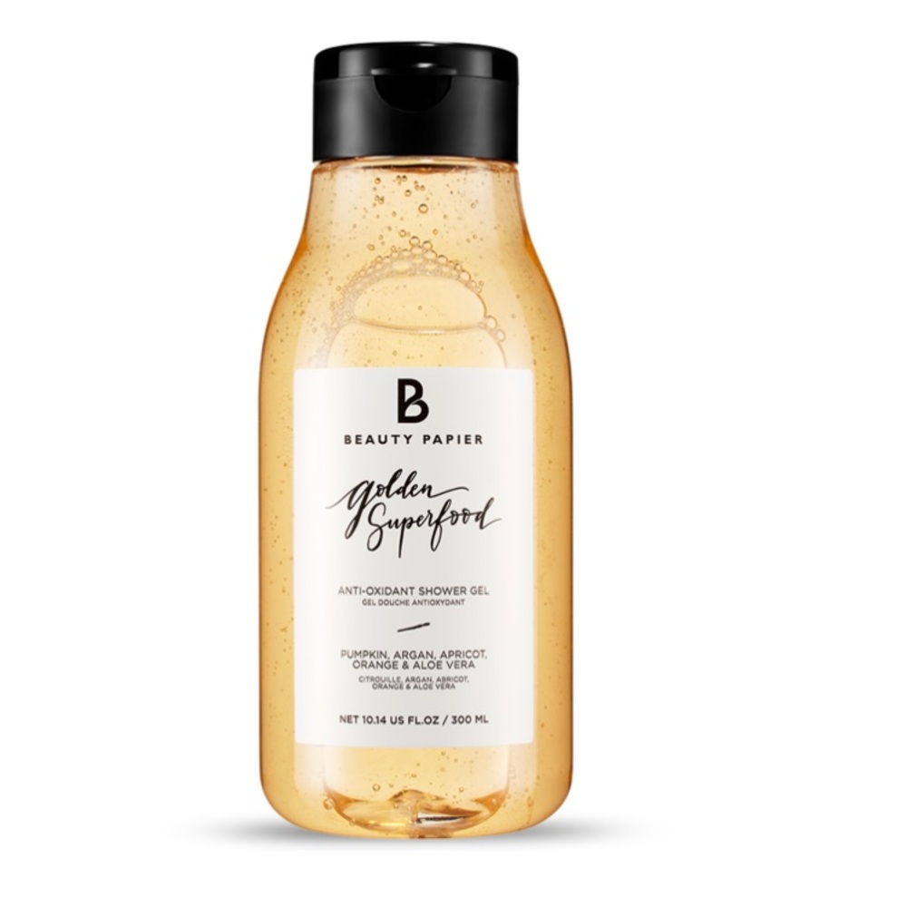 Golden superfood anti-oxidant shower gel